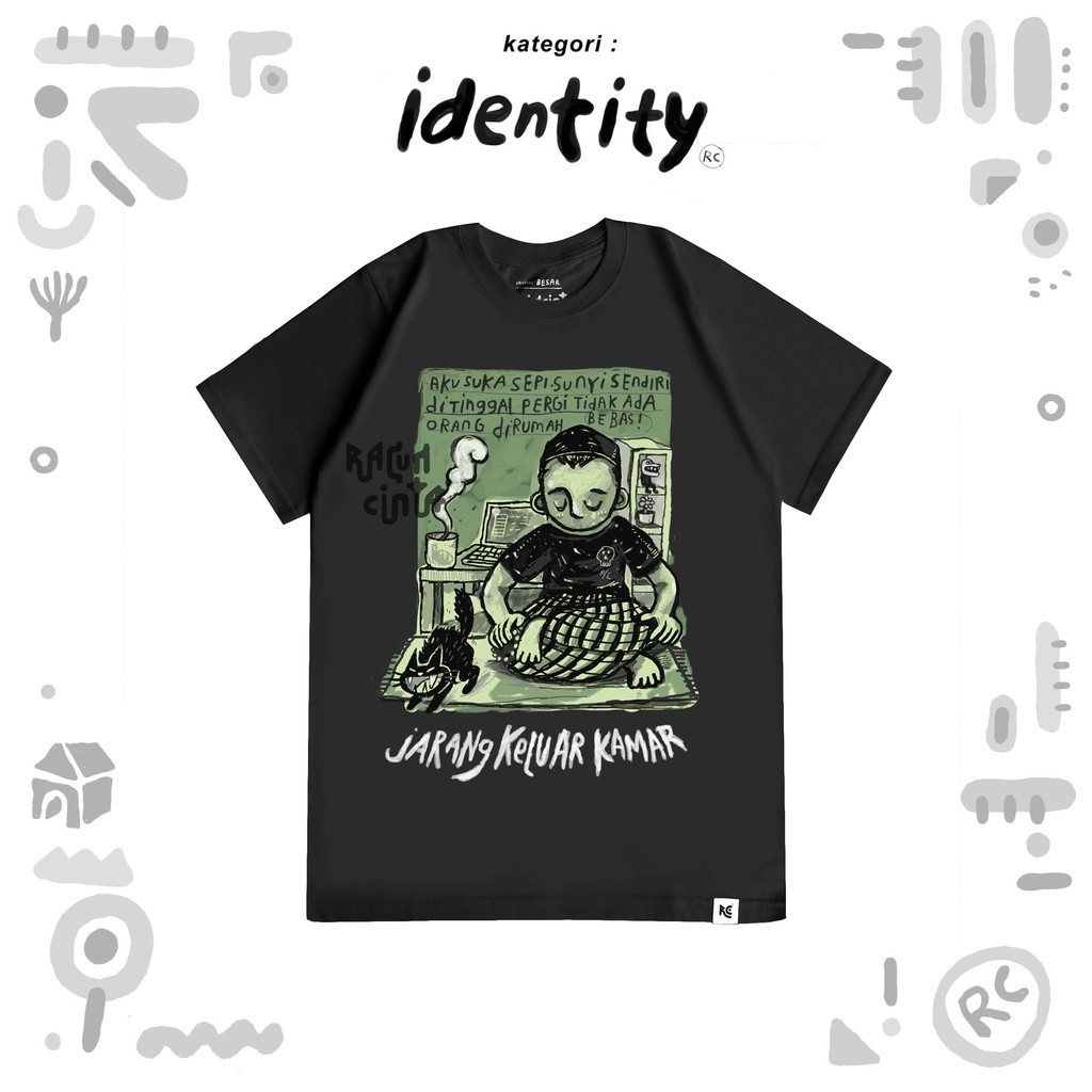 racun cinta - Kaos Pendek Pria Jarang | Graphic Tshirt