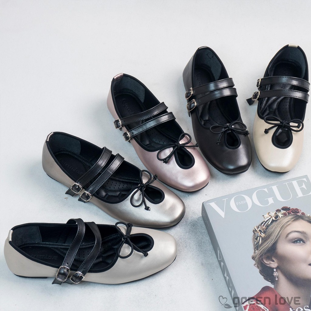 Green Love Sepatu Flatshoes Wanita WINNIE