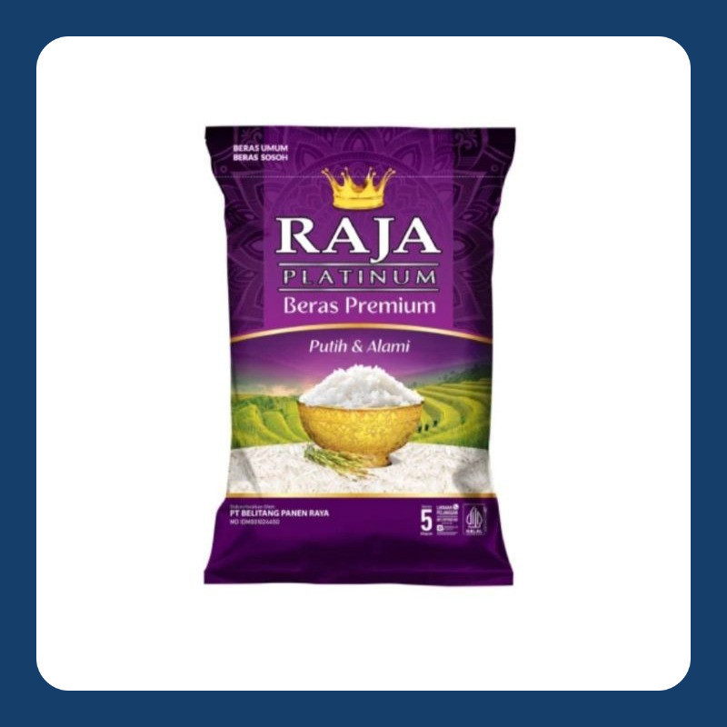 

Beras Raja platinum 5 kg