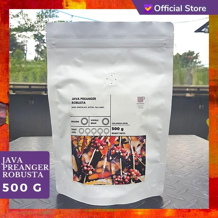 

KOPI JAVA PREANGER ROBUSTA 500 GRAM BIJI DAN BUBUK - BIJI