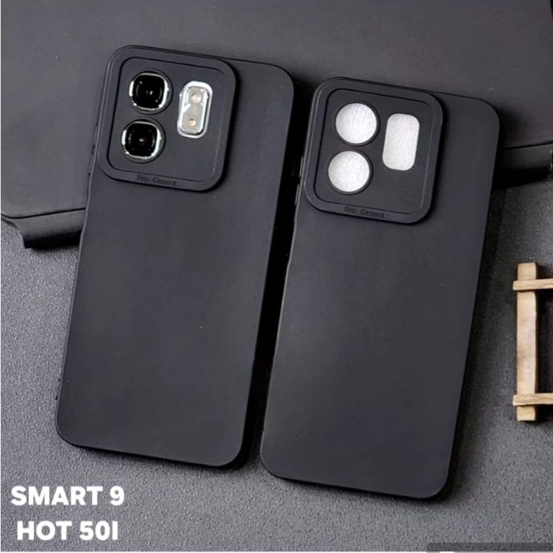 SoftCase/Silikon Pro Camera INFINIX SMART 9/HOT 50I Casing Macaron full Cover bagus lentur PELINDUNG