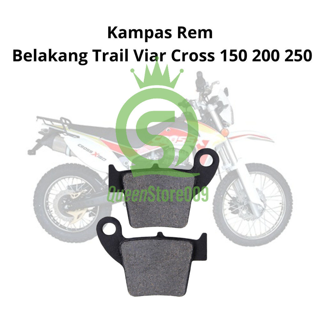 Kampas Rem Untuk Motor trail viar cross x 150 200gt 200es 250es se ec