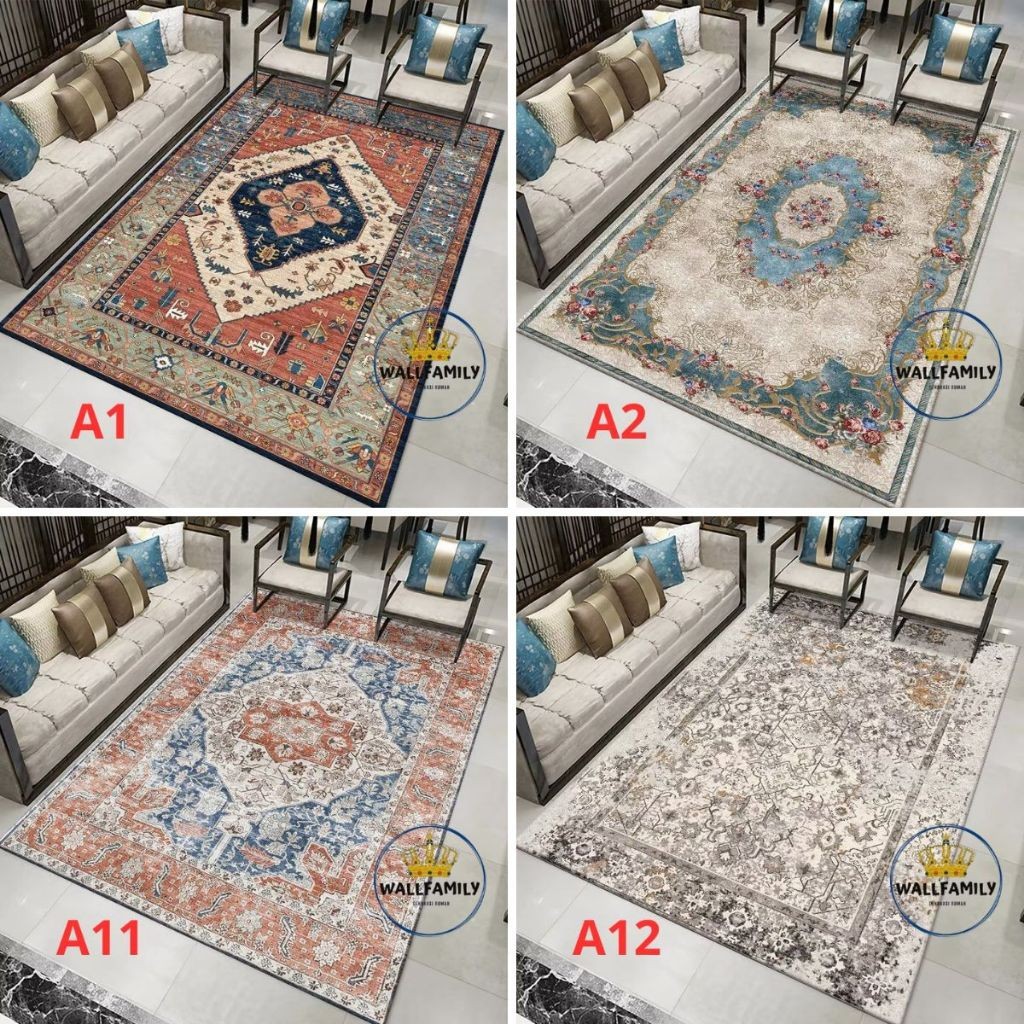 Karpet Turkey Import Polyester New Motif 160x210/200x270