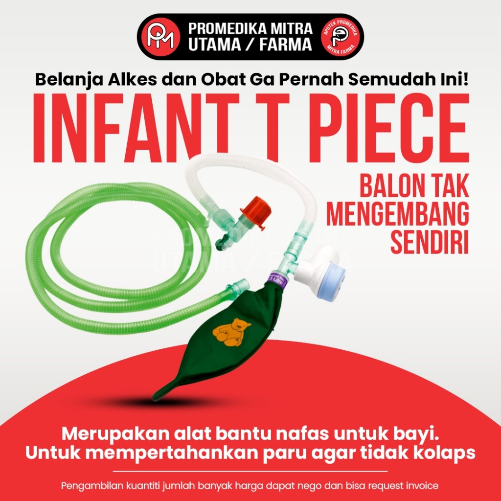 Infant T Piece System | Balon Tak Mengembang Sendiri