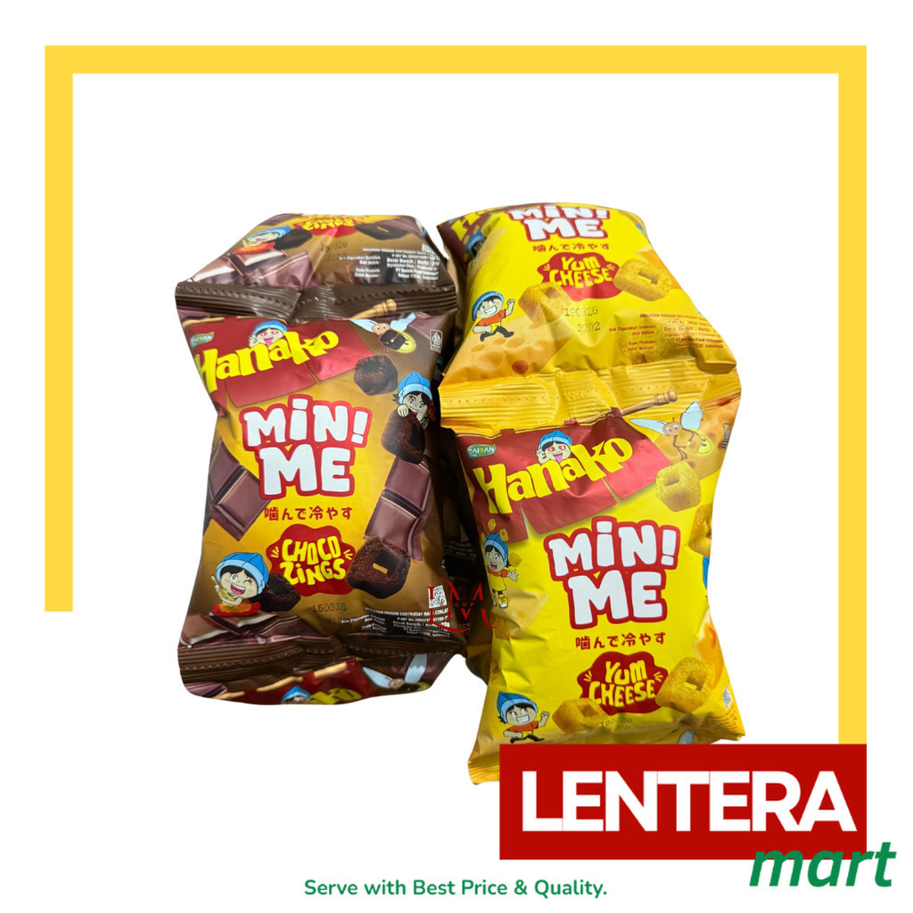 

Hanako Mini Me Cemilan Ekstrudat 1 Renceng isi 10 pcs x 20gr LenteraMart