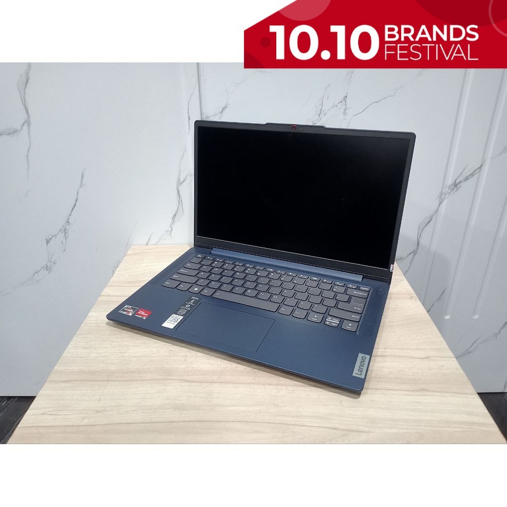 Lenovo Slim 3 AMD Ryzen 5 5625U RAM 16 GB SSD 512 GB Radeon Gfx Laptop Second Desain Editing