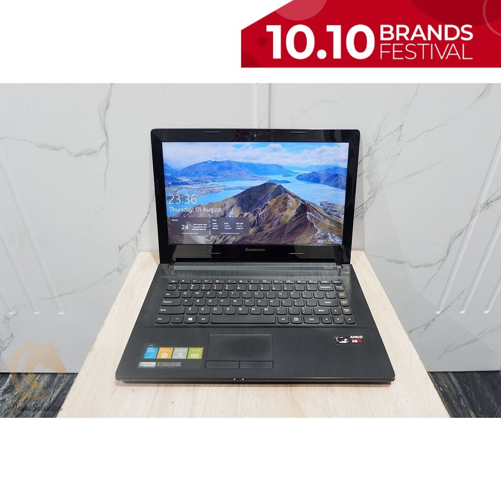 Laptop Lenovo G40-45 AMD A8-6410 Ram 16Gb 512Gb Normal Siap Pakai - Leptop Laptop Murah - Laptop Mal