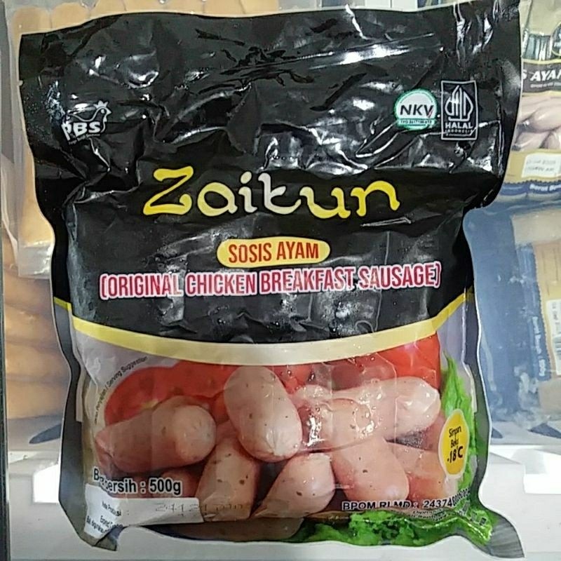 

Zaitun Sosis Ayam (Original Chicken Breakfast Sausage) 500 Gram