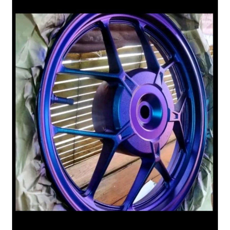 CAT BUNGLON BLUE RED PURPLE 3 WARNA DASAR HITAM CAT MOBIL MOTOR