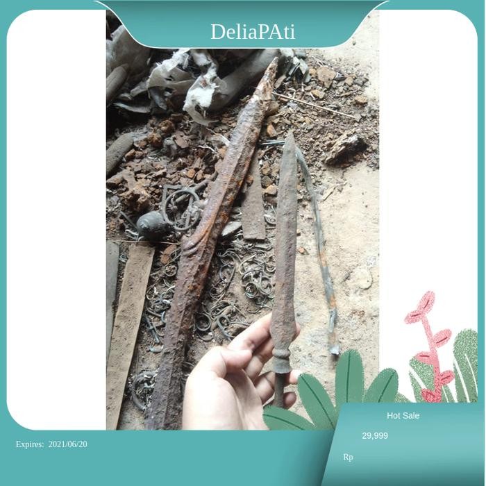 tombak rontek mangku negaran sepuh termurah ori restorasian bkKeris sengkelat majapahit mataram kart