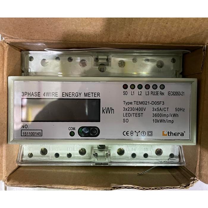 KWH DIGITAL THERA TEM021-D05F3 3x5A/CT 230/440V