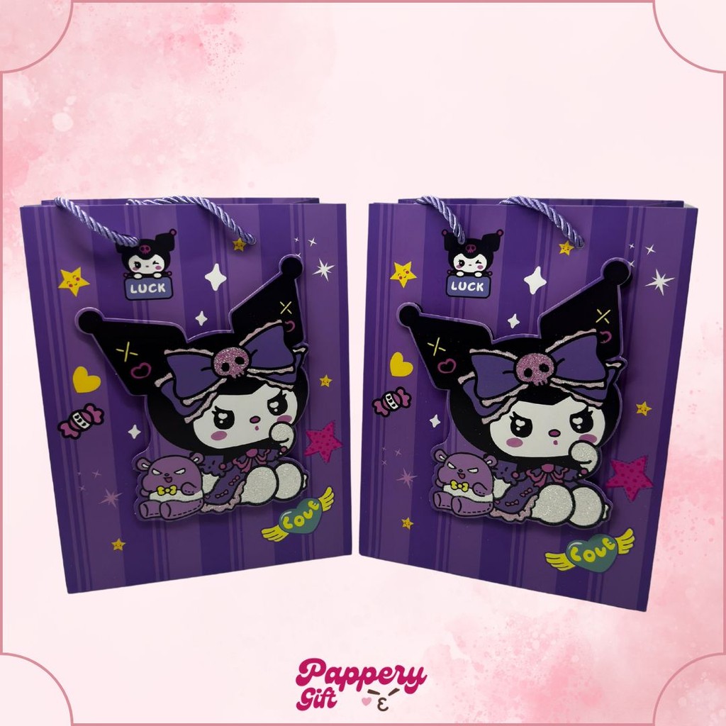 

Paper Bag Gift Cute / Paperbag Hadiah Karakter / Te Amo / Happybirthday - SE0478