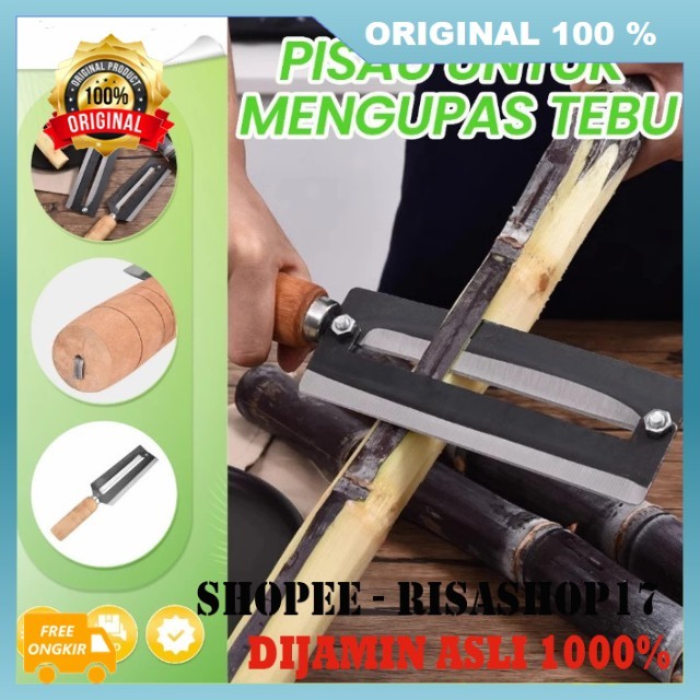 Pisau Pengupas Buah Pemotong Keripik Tempe Pisau Pengupas Tebu Pisau Kupas Nanas 100% ASLI