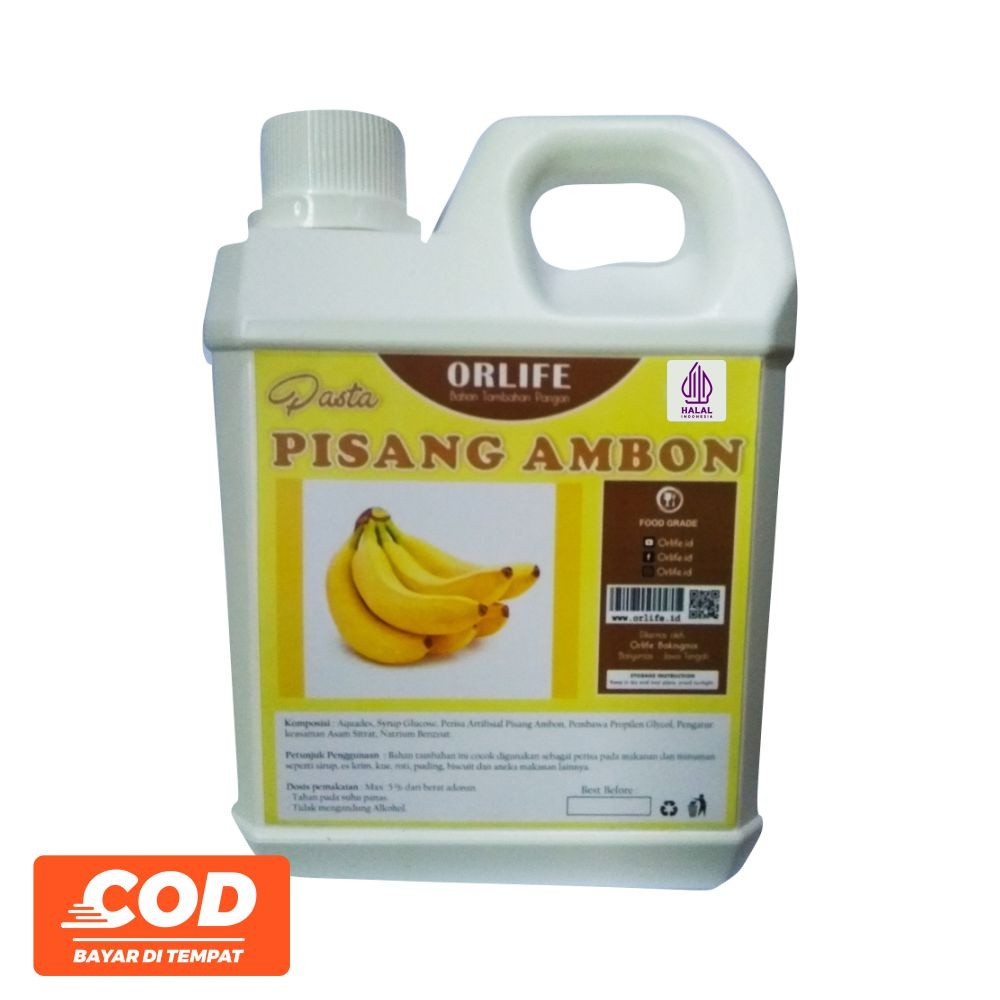 

Pasta Rasa Pisang Ambon 1 Kg Orlife