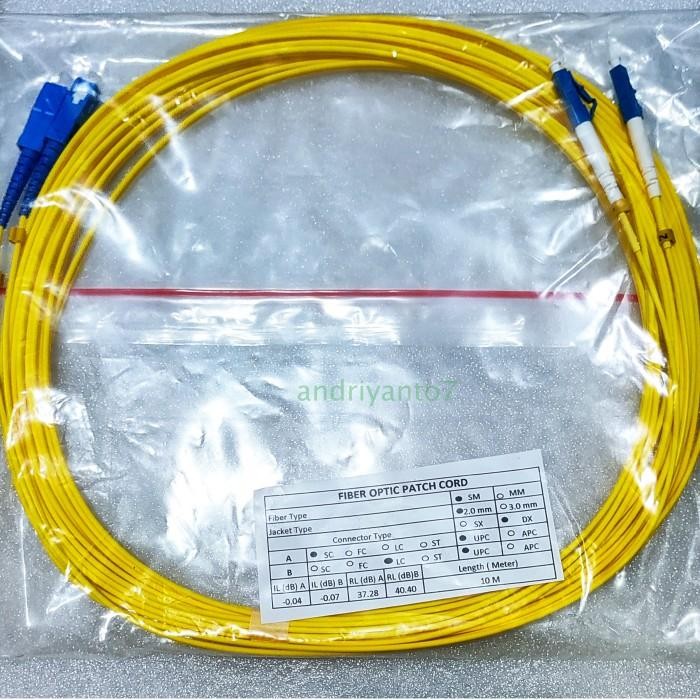 Patchcord FO SC to LC Singlemode Duplex 5Meter