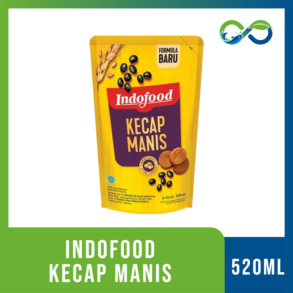 

(derifrozen) [AquaEcoFarm] Kecap Manis Indofood 520ml Bandung