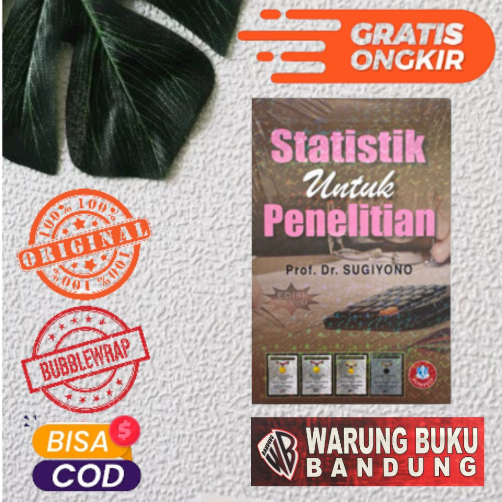 

Buku Statistika untuk Penelitian (SUP) Edisi Revisi Tahun 2025 - Sugiyono