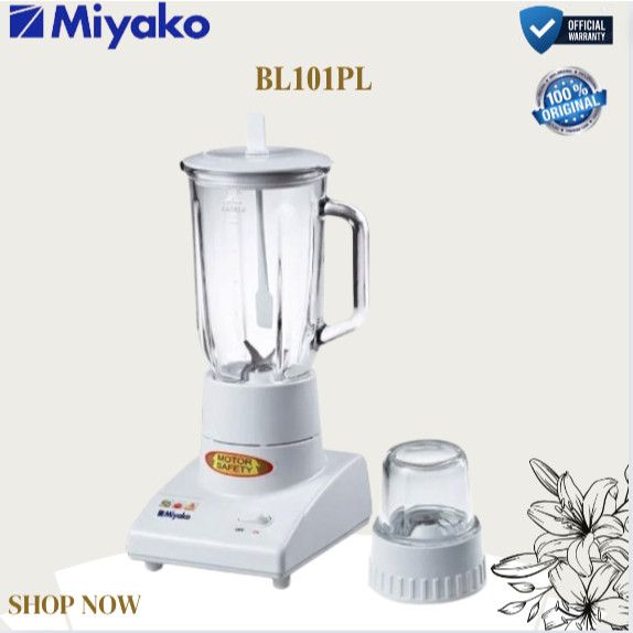 Miyako Blender 1 Liter BL-101PL/BL101PL/BL101 PL/BL 101PL/BL-101 PL/BL 101 PL Blender Plastik