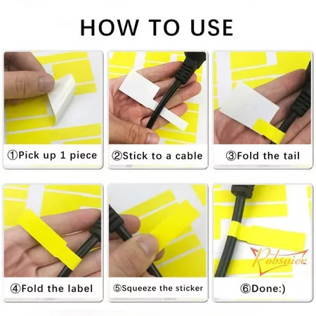 

Promo 600PCS Stiker Label Kabel - Tandai Kabel Jaringan dengan Mudah