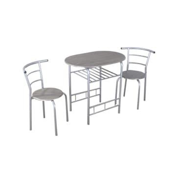 Set Meja Makan Minimalis 2 Kursi SELMA Meja Makan Dapur