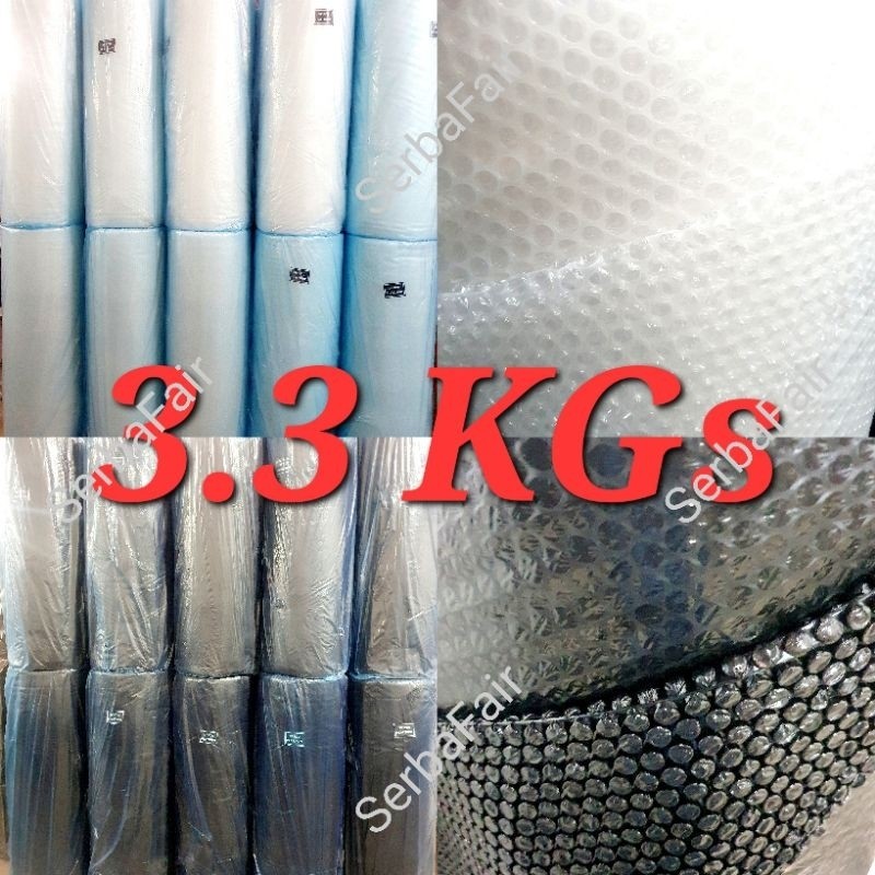 

KAYDEN STORE Bubble Wrap Bening / Hitam 1.25M x 50M FULL MURAH HARGA PRODUKSI