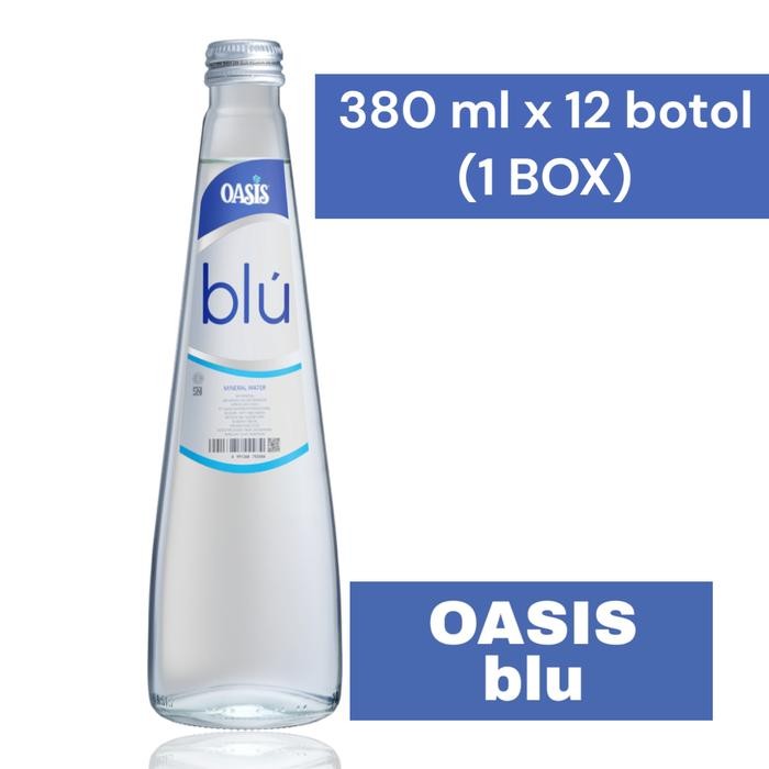 

Oasis blu Mineral Water - 380 ml x 12 Botol (1Box)