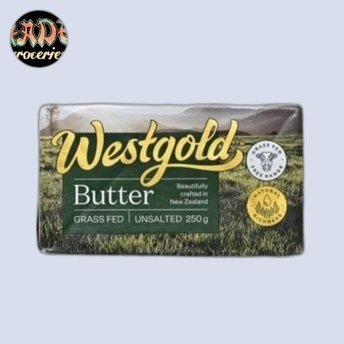

BUTTER UNSALTED 250GR WESTGOLD NEWZEALAND GRASS-