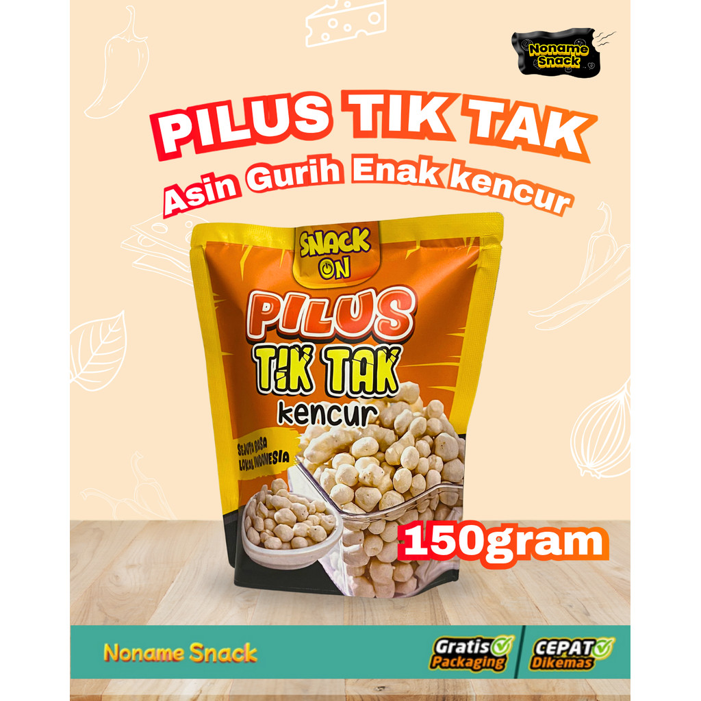

Snack On Camilan Pilus Tiktak Kencur 150gr