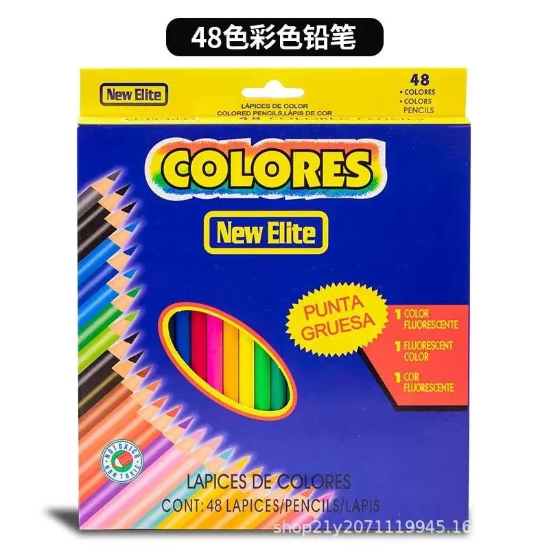

【Set Pensil Warna 48 Warna Terlengkap】 - Cocok untuk Gambar Tempel, Melorek dan Seni Rupa