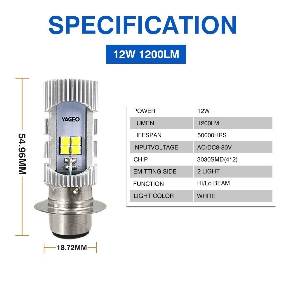 HOT DEALS KECEPATANORIGINAL PHILIPS 100% LAMPU MOTOR PHILIPS PHILIPS PHILIPS M5 LED LAMPU UTAMA LED