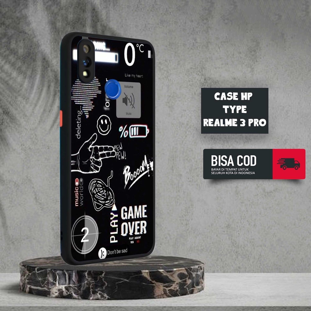 CASE REALME 3 PRO MOTIF [NASA TICKET] TERLARIS CASING REALME 3 PRO BARU DOVE MATTE FUZE SOFTCASE REA