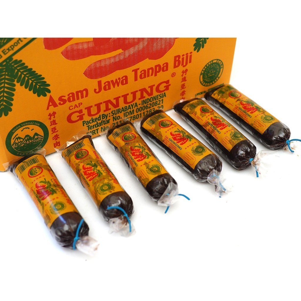 

Asem Jawa / Asam Jawa / Asem Madura Tanpa Biji Cap Gunung 150 gr