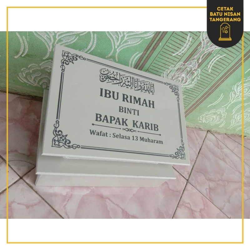 BNT - BATU NISAN MAKAM GRANIT FULL DUDUKAN BERKUALITAS