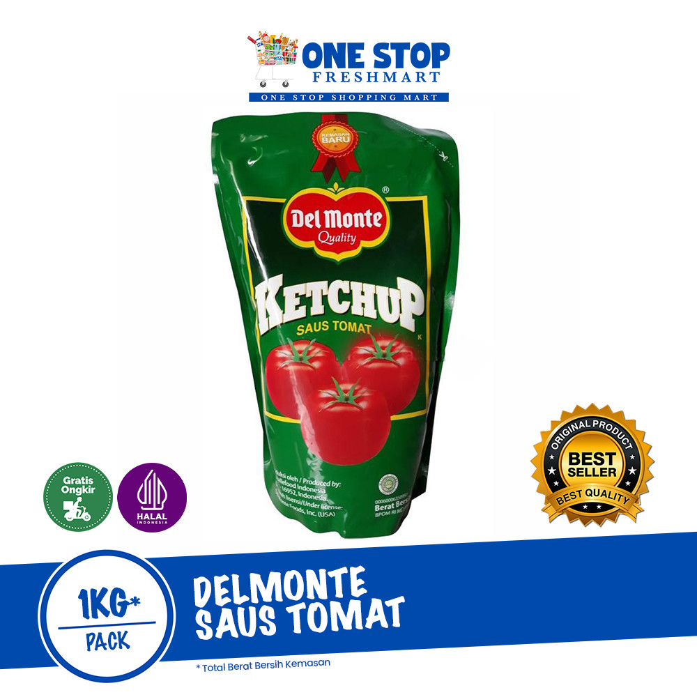 

DELMONTE SAUS TOMAT 1KG / DELMONTE SAUS TOMAT REFIL PACK 1KG