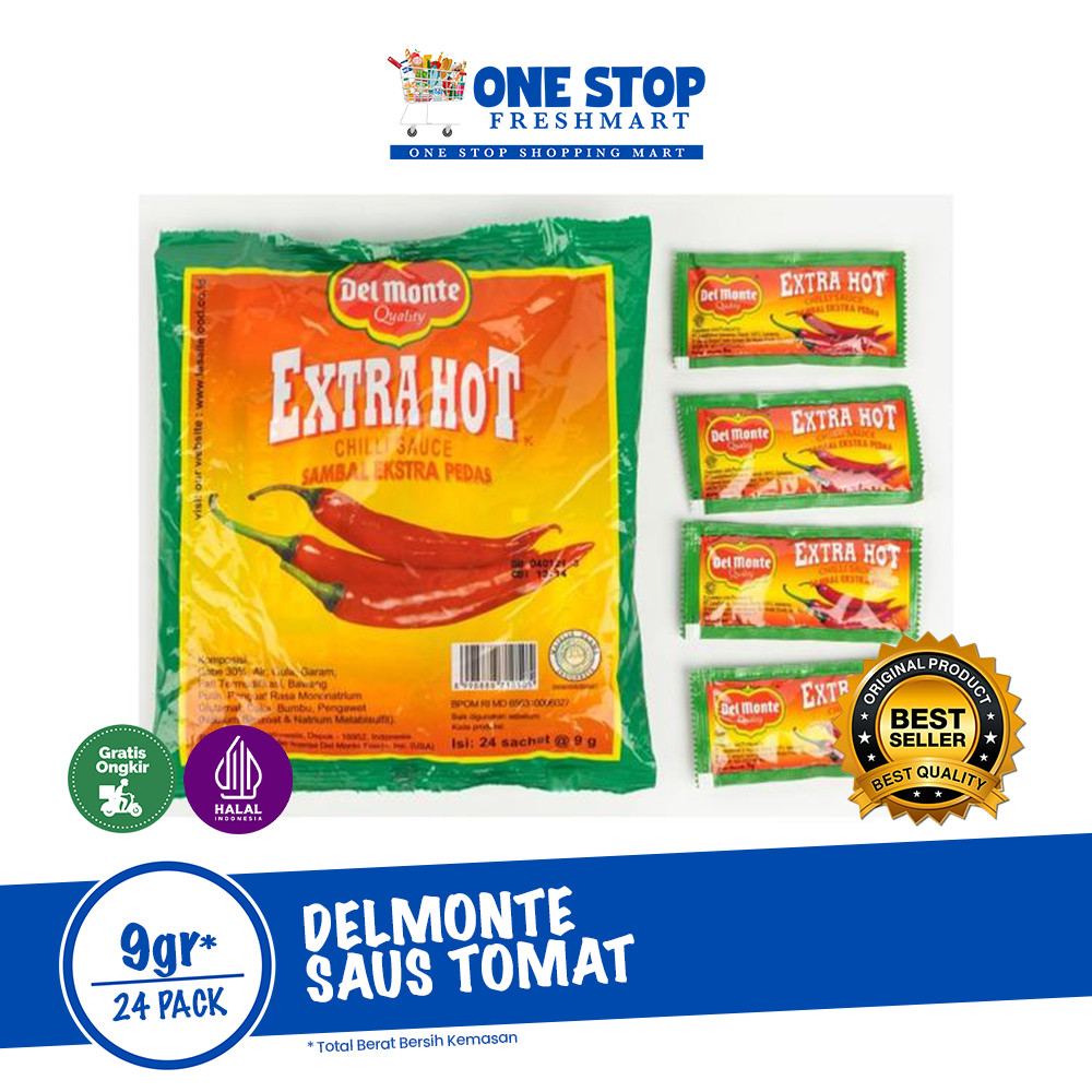

DELMONTE SAUS SAMBAL SACHET 24X9GR