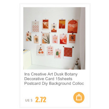 

Korean Ins Pink Love Rabbit Cute Decorative Card 7 Sheets Writable Postcard Thank You Card Room Diy Wall Sticker Greeting Cards