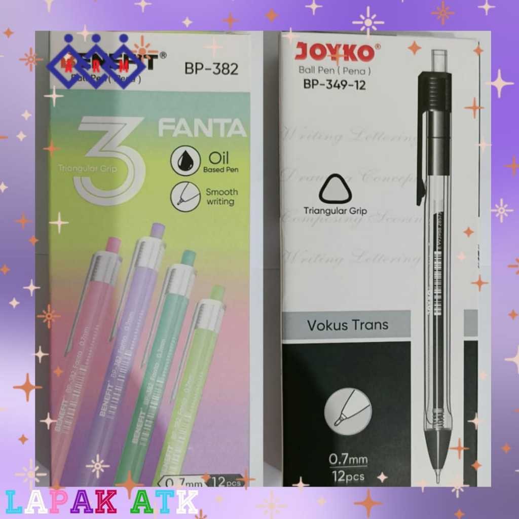 

PULPEN VOKUS TRANS JOYKO BP-349 / PULPEN BENEFIT BP-382 (1 LUSIN) ++LT3 Best Seller