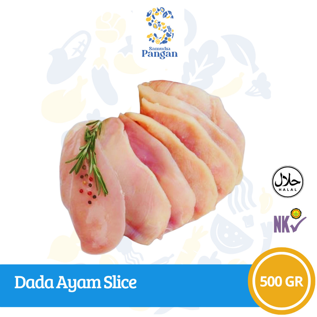 

Ayam Slice Dada - chicken breast sliced 500gr