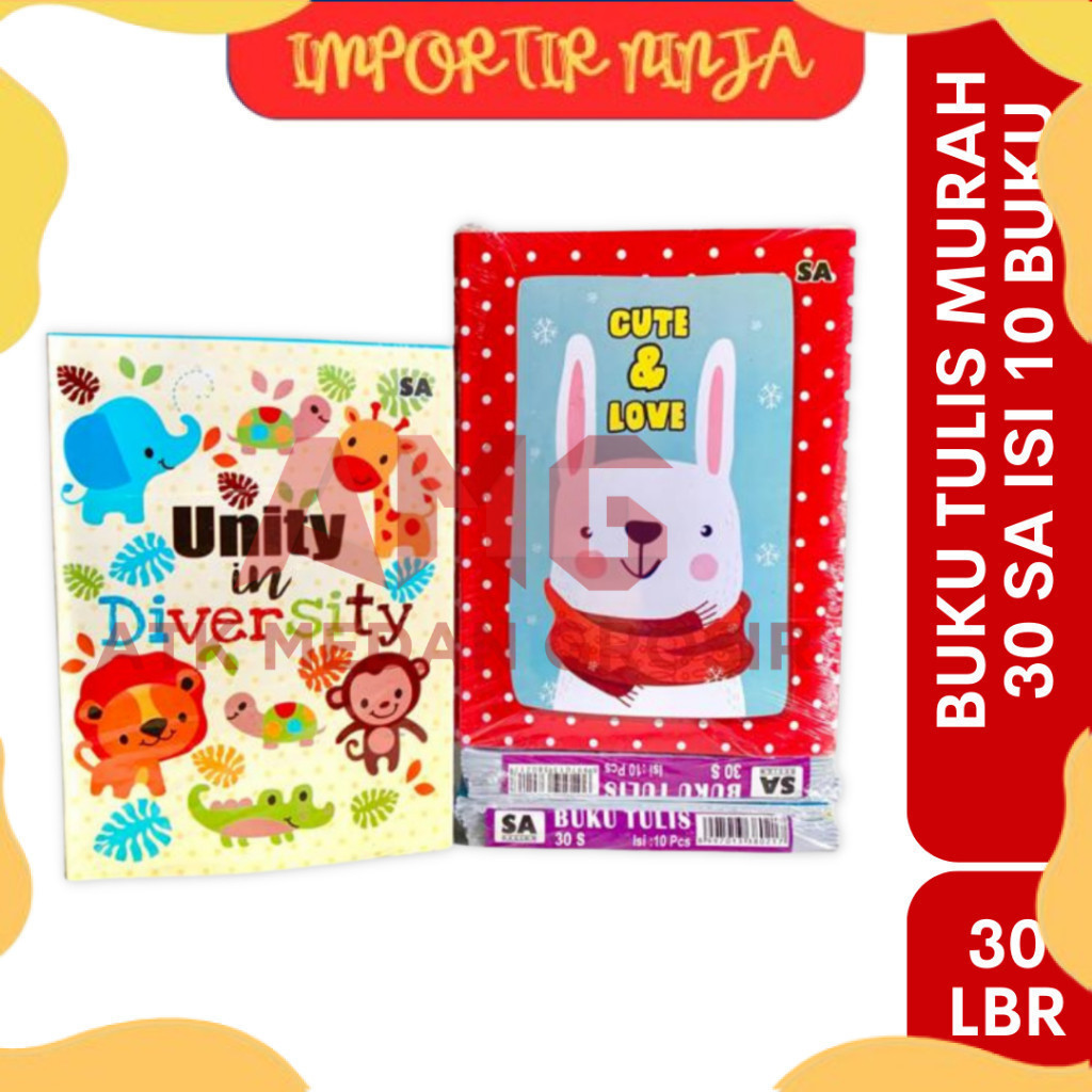 

BUKU TULIS 30 LEMBAR 10 BUKU