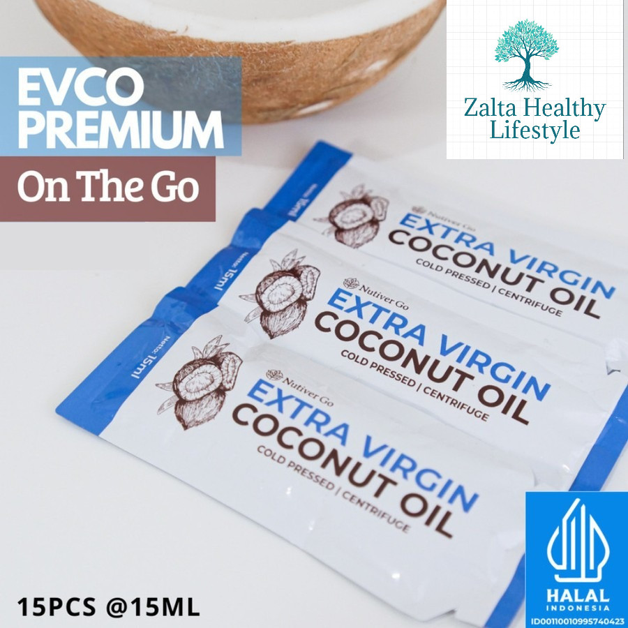 

Extra Virgin Coconut Oil VCO Pure Organik - Minyak Kelapa 15ml Sachet | VCO Kemasan Travel
