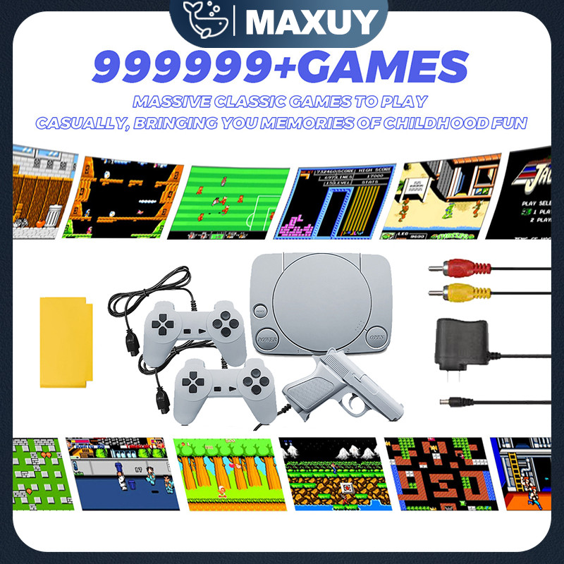 Game Retro console portable/4K game tv/game retro/game konsol Nintendo/Hiburan multipemain