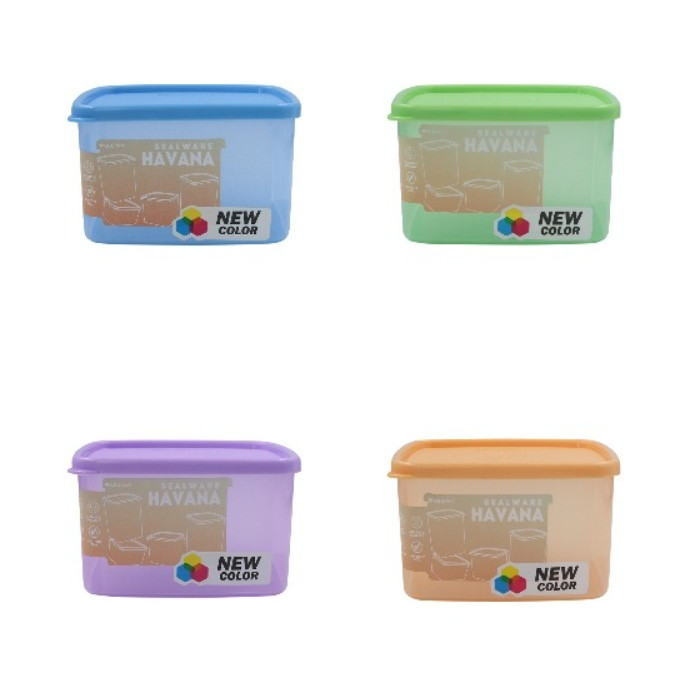 Toples 1000ml Kecil Keler Plastik Bening 1 Liter Kotak Makanan Jar GBUplast Sealware Havana S SW-59