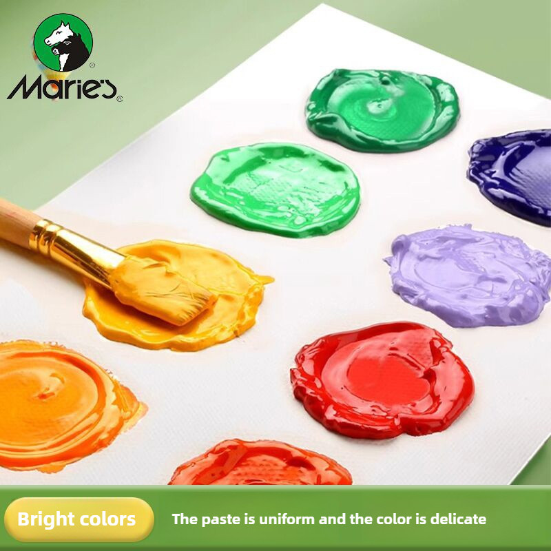 

Gouache Paint Set 12/18/24-Color 12ml Boxed Paint Washable Painting Watercolor Painting Sketch Pigment DIY Art Materials 12ml