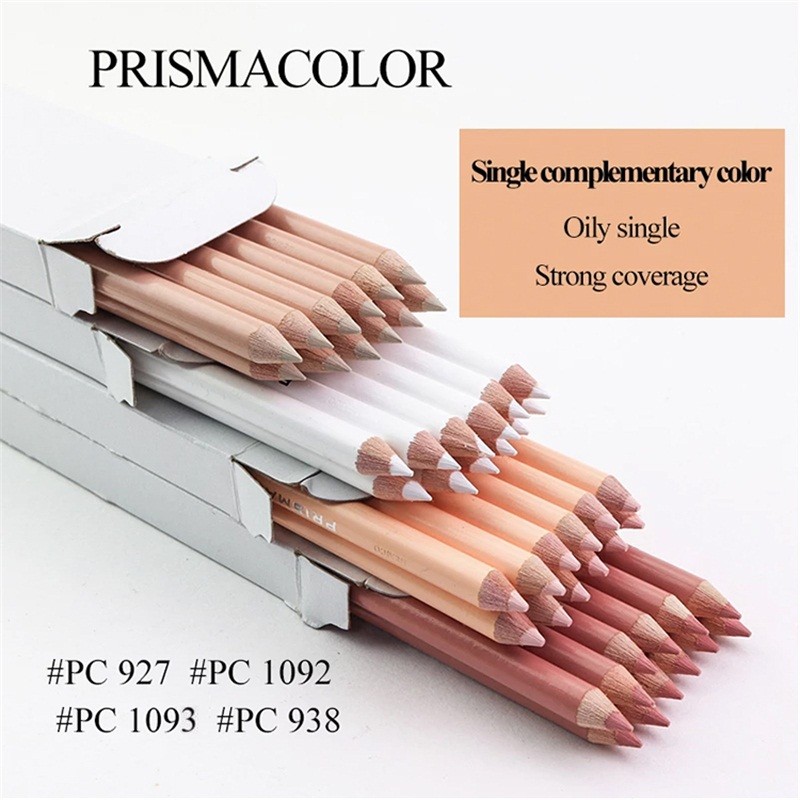 

PRISMACOLOR Professional Oily Colored Pencils 12pcs PC927/938/1092/1093 Lapis de cor Sketch Colored Pencil Art Drawing Supplies