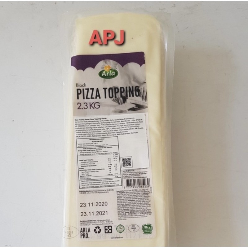 

Arla Mozarella Import DENMARK. 2.3kg. HALAL