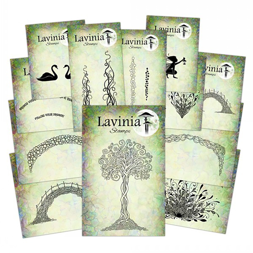 

Blossoms Bud and Bridge Clear Stamps Seal for DIY Scrapbooking Card Swans Rubber Stamps Making Photo Album Handemade Crafts