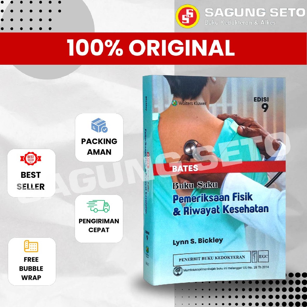BUKU SAKU PEMERIKSAAN FISIK DAN RIWAYAT KESEHATAN EDISI 9 BATES - BICKLEY