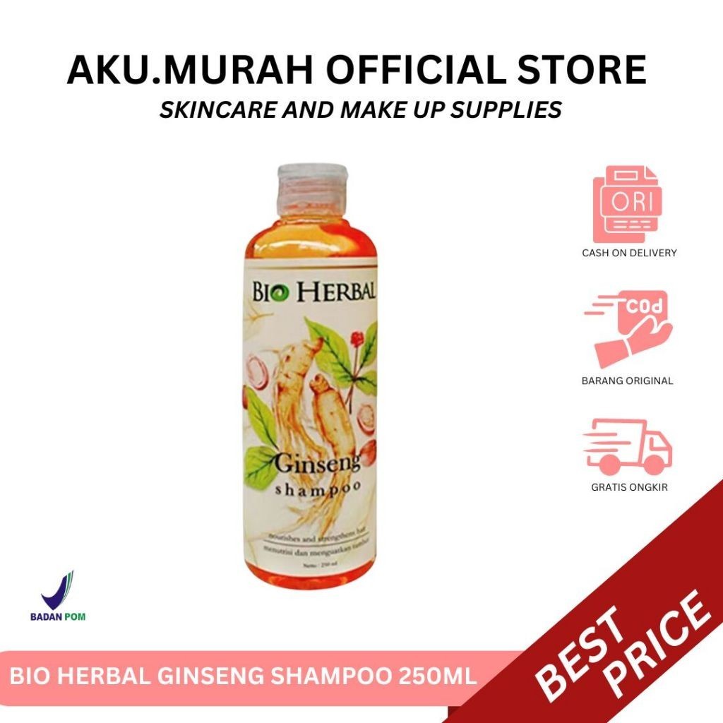 BIO HERBAL GINSENG SHAMPOO 250 ML | GINSENG SHAMPOO