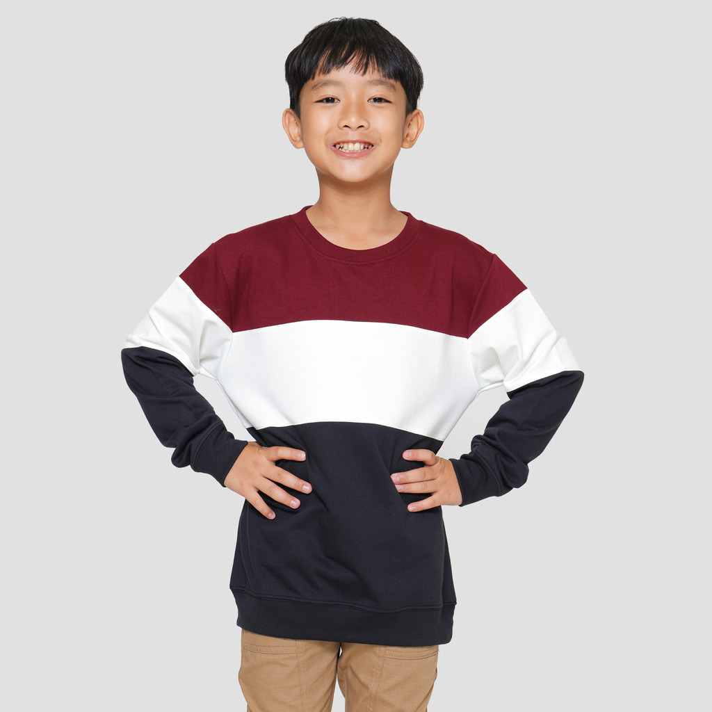 Nevada Sewn Combi Sweater Anak Laki-laki 121838567