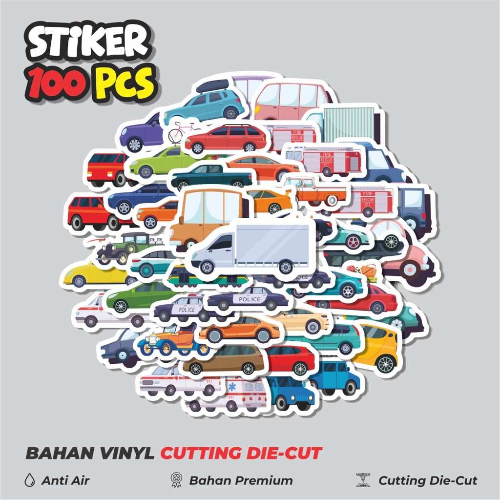 

Terbaru! 50 pcs Stiker Mobil Kartun Lucu Stiker Dekorasi Lucu Kreatif untuk Notebook, Skateboard, HP